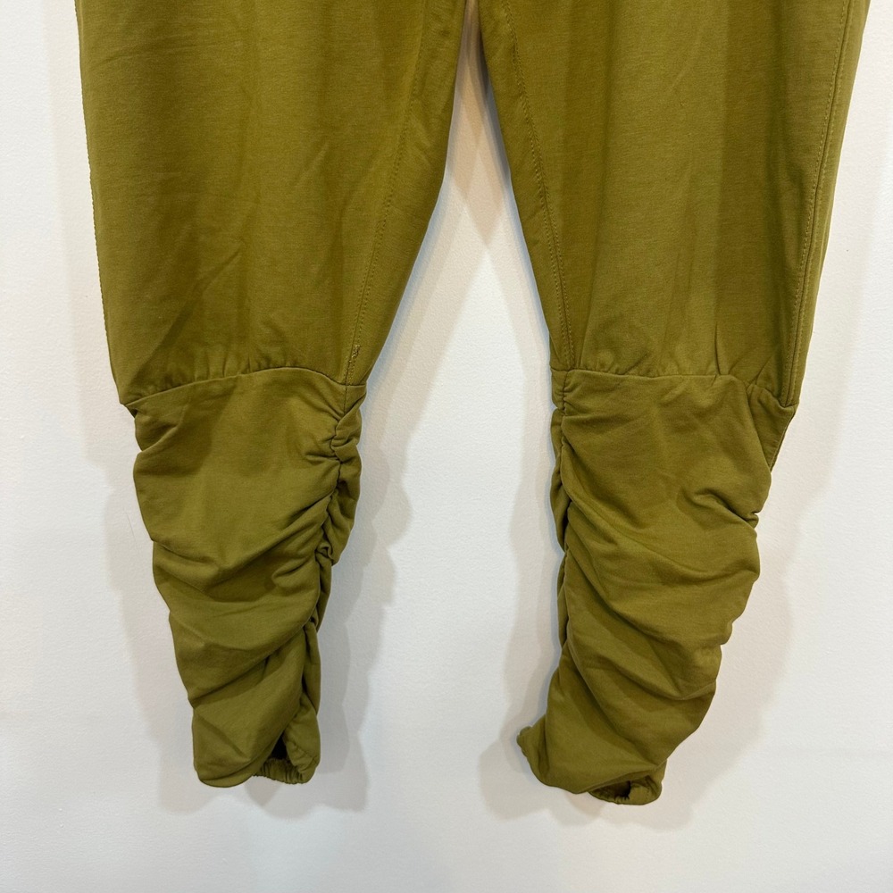 Free People Movment Womens Sweatpants Small Olive Green Joggers Field Goal - Picture 7 of 11